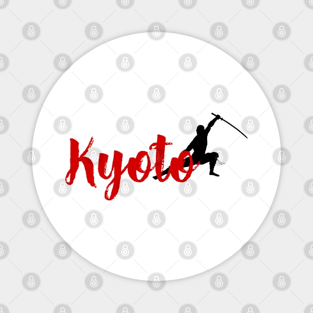 Ninja in Kyoto Magnet by ArtMomentum